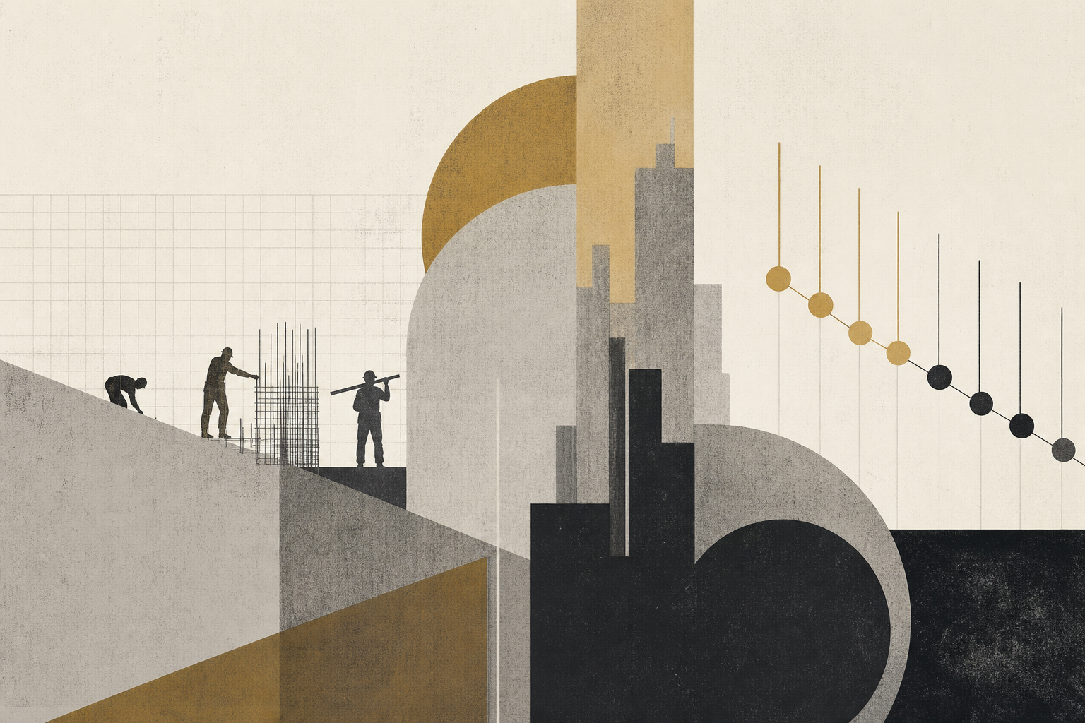 Imagem editorial para Construir sob pressão